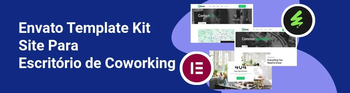 Wordpress completo template kit site para escritorio de coworking RN2A2NA