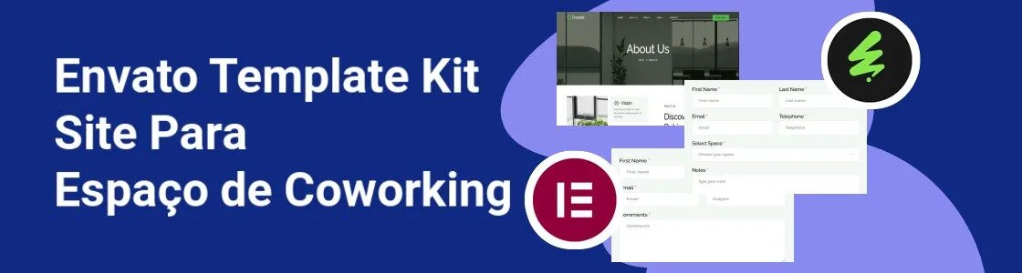 Wordpress completo template kit site para espaco de coworking EUXREJJ