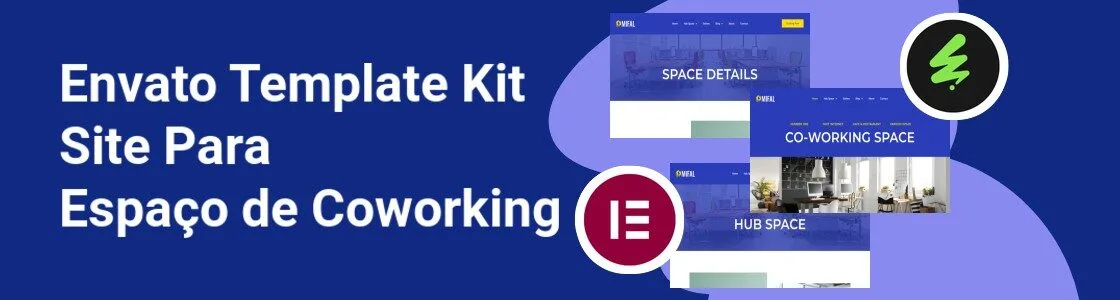 Wordpress completo template kit site para espaco de coworking V9X23AW