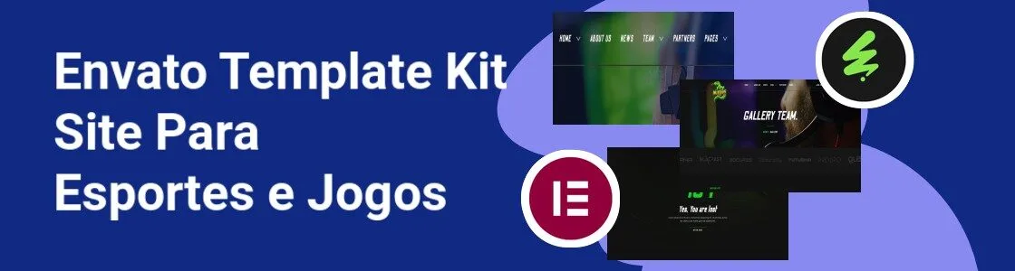 Wordpress completo template kit site para esportes e jogos JRLSTLW