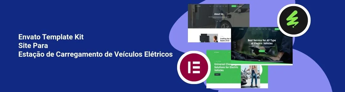 Wordpress completo template kit site para estacao de carregamento de veiculos eletricos EV6KRHU