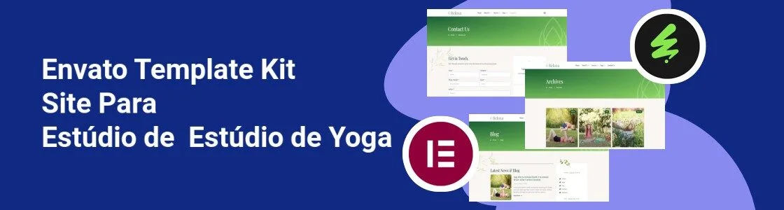 Wordpress completo template kit site para estudio de estudio de yoga CQ3U79B