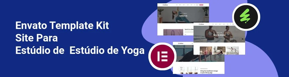 Wordpress completo template kit site para estudio de estudio de yoga KP3N7C8