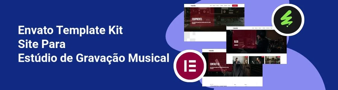 Wordpress completo template kit site para estudio de gravacao musical D9P4CMG