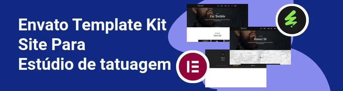 Wordpress completo template kit site para estudio de tatuagem VYAADZB