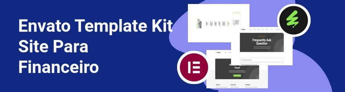 Wordpress completo template kit site para financeiro TQN87MF