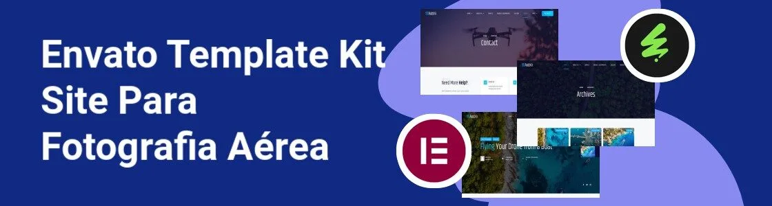 Wordpress completo template kit site para fotografia aerea 56RC5WG