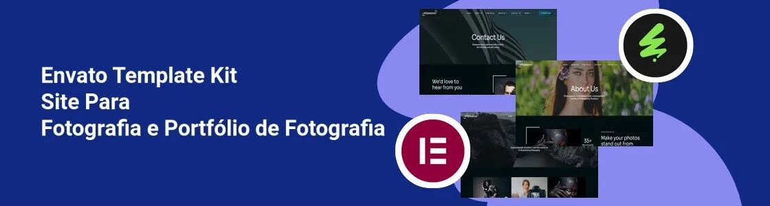 Wordpress completo template kit site para fotografia e portfolio de fotografia K2EGKH2