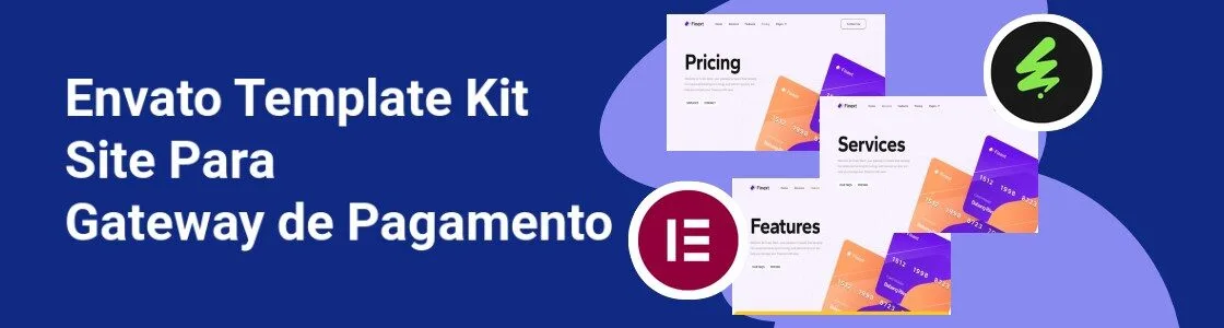 Wordpress completo template kit site para gateway de pagamento URUVAJT