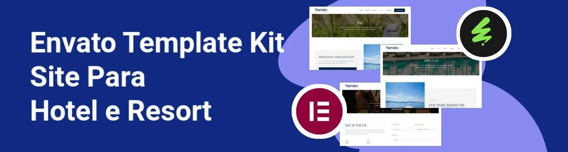 Wordpress completo template kit site para hotel e resort RSF96F5