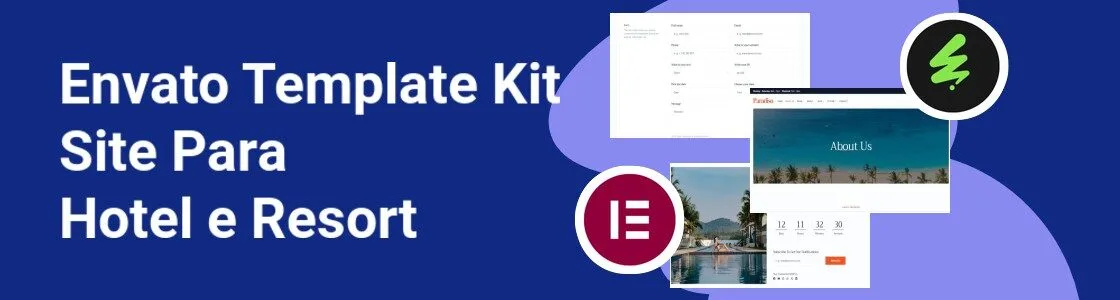Wordpress completo template kit site para hotel e resort SE75VRN