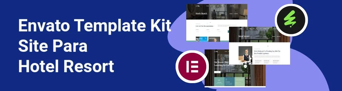 Wordpress completo template kit site para hotel resort RUGDS8M