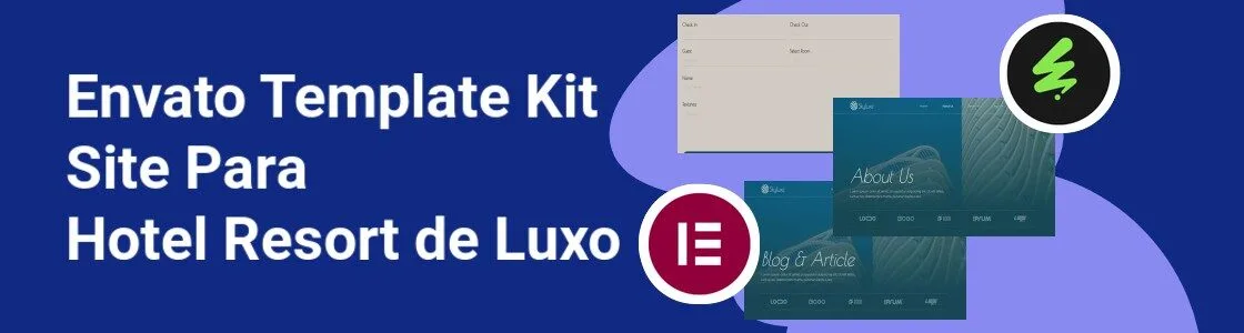 Wordpress completo template kit site para hotel resort de luxo D2MVVJA