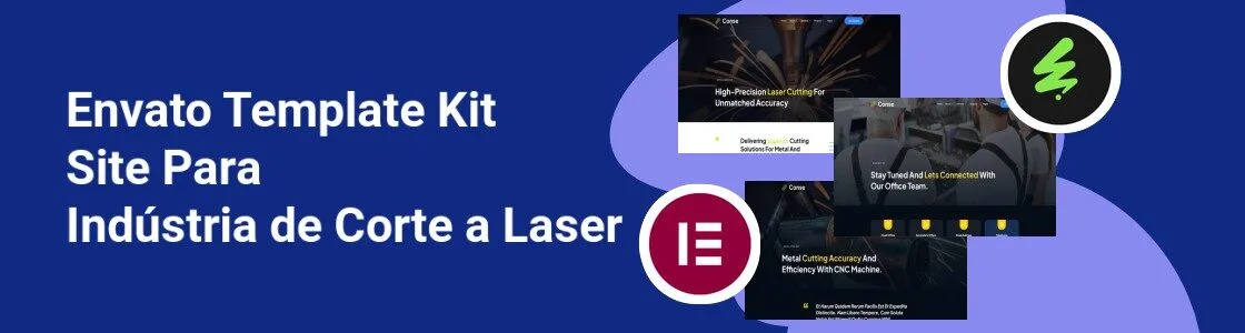 Wordpress completo template kit site para industria de corte a laser VNS4CAM