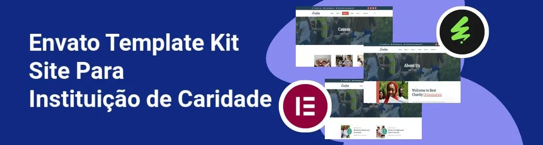 Wordpress completo template kit site para instituicao de caridade GEFNPTA