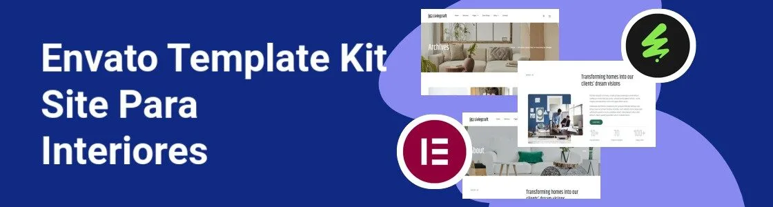 Wordpress completo template kit site para interiores SXBE53Z