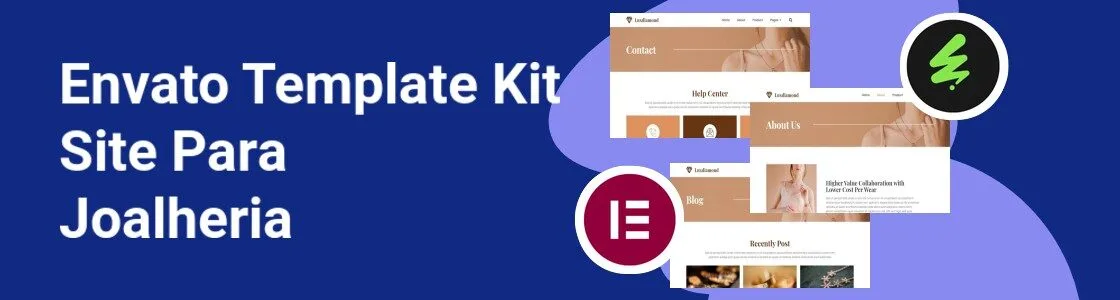 Wordpress completo template kit site para joalheria VACDG55