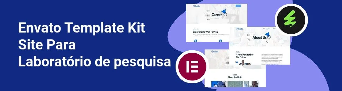 Wordpress completo template kit site para laboratorio de pesquisa ZUGC62Z