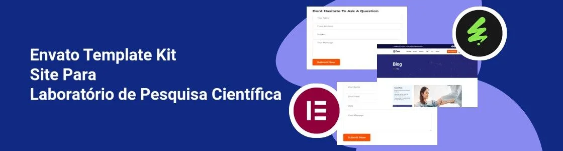 Wordpress completo template kit site para laboratorio de pesquisa cientifica 63K3Q22
