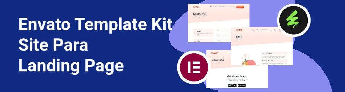 Wordpress completo template kit site para landing page 9VYMTLK