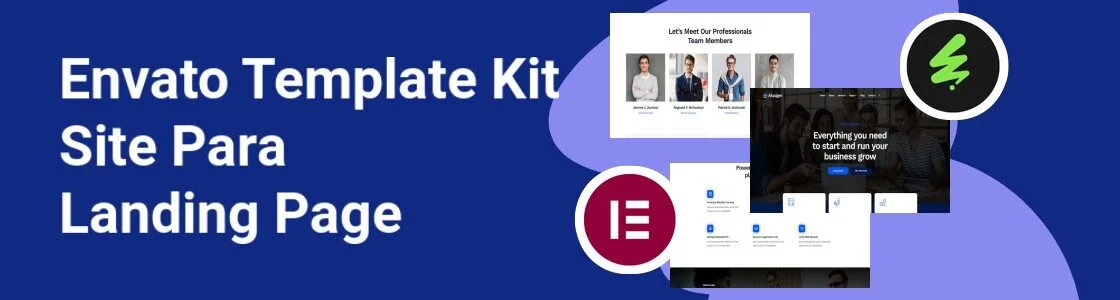 Wordpress completo template kit site para landing page CEWSJEN