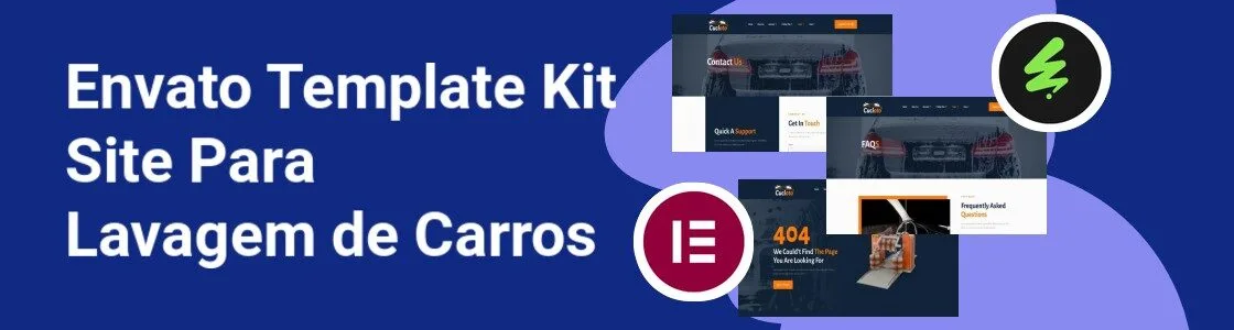 Wordpress completo template kit site para lavagem de carros Q4B85FK