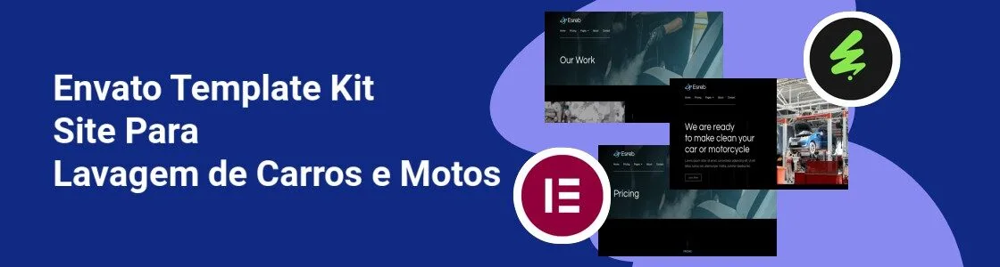 Wordpress completo template kit site para lavagem de carros e motos XC88HNQ