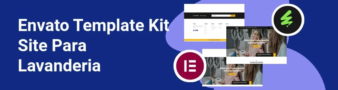 Wordpress completo template kit site para lavanderia CA6KUXP