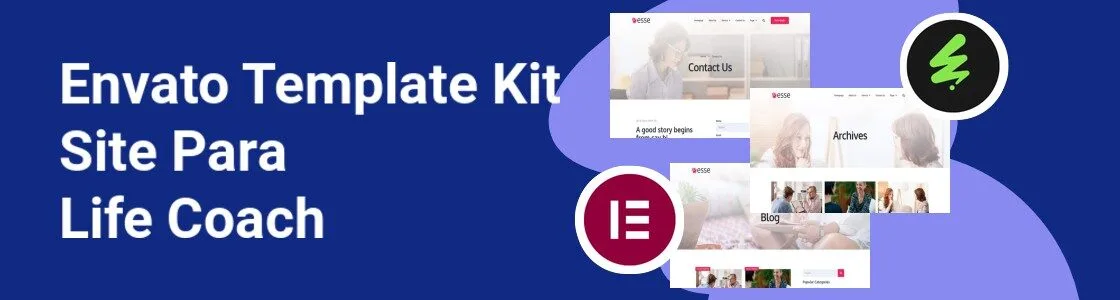 Wordpress completo template kit site para life coach 9VFD23H