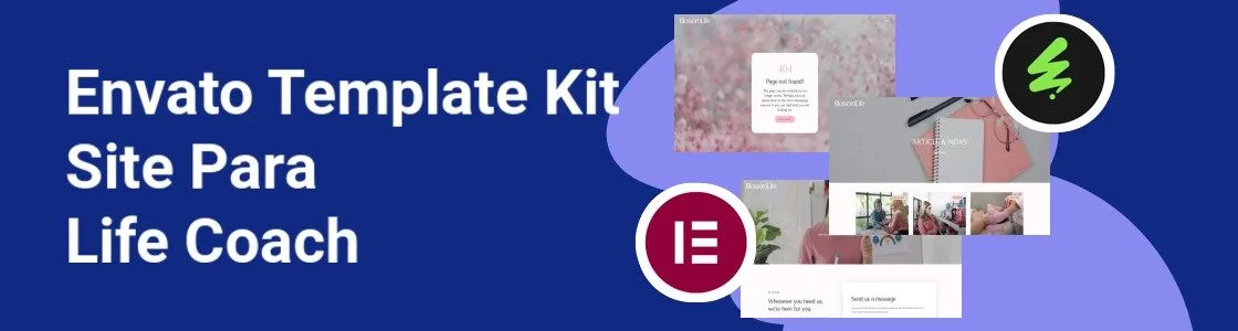 Wordpress completo template kit site para life coach BVY2BTR