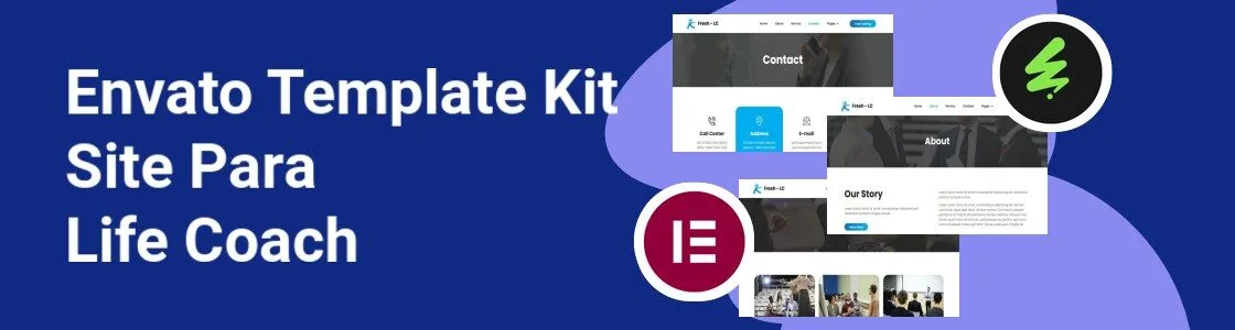 Wordpress completo template kit site para life coach M57P533
