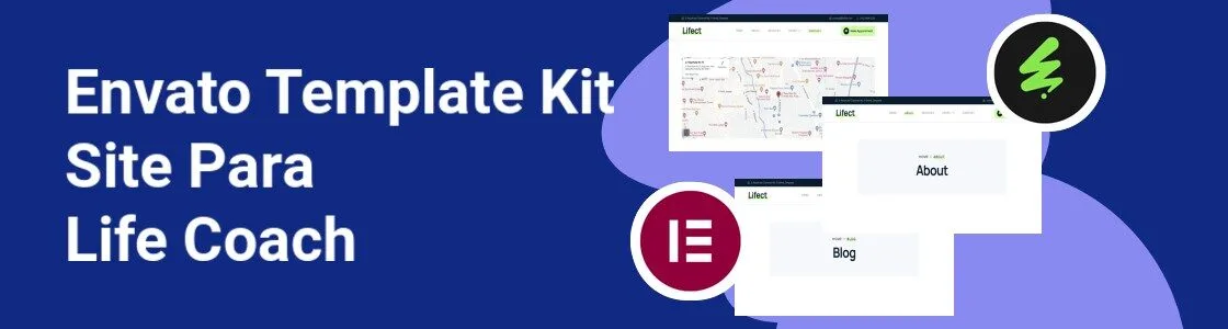 Wordpress completo template kit site para life coach TR5JC6H