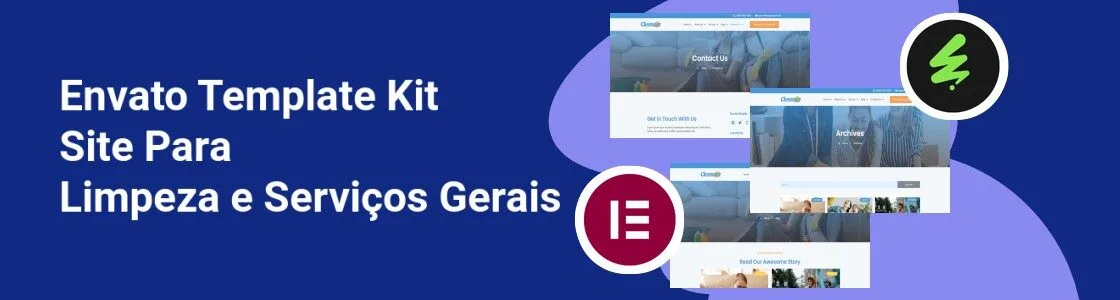 Wordpress completo template kit site para limpeza e servicos gerais UKRGH33