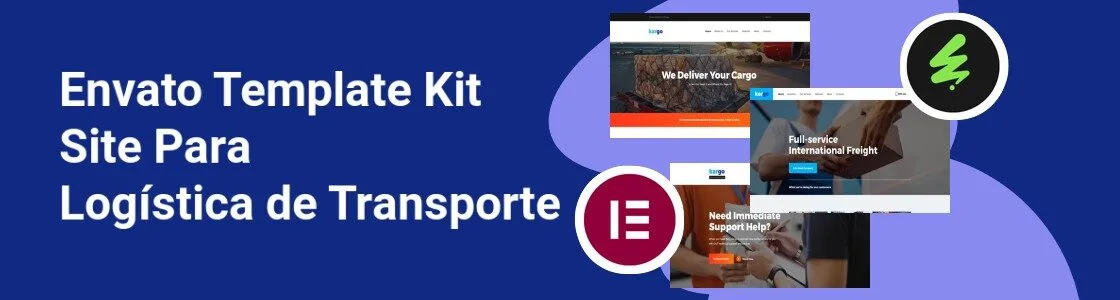 Wordpress completo template kit site para logistica de transporte UHBEN7G