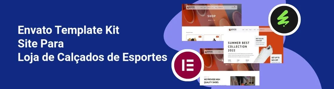 Wordpress completo template kit site para loja de calcados de esportes B2MF37L