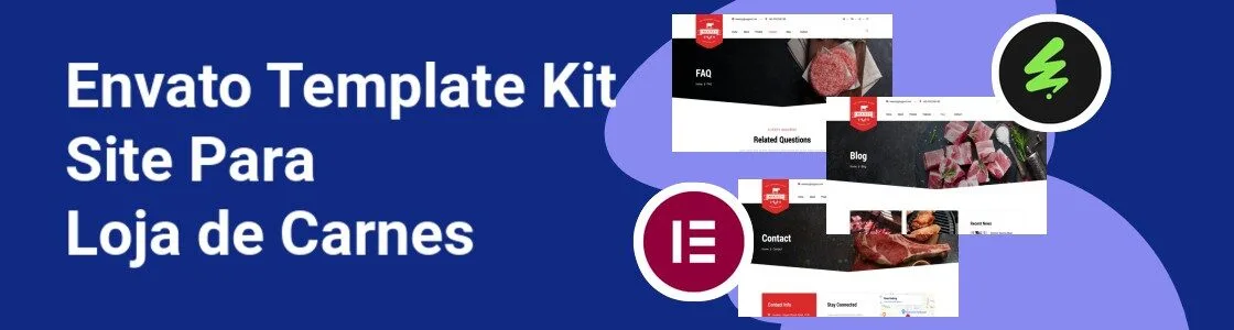 Wordpress completo template kit site para loja de carnes 839D8MQ