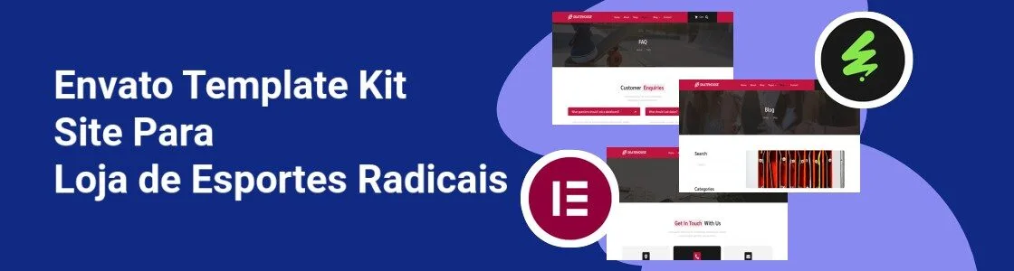 Wordpress completo template kit site para loja de esportes radicais G92DUTK