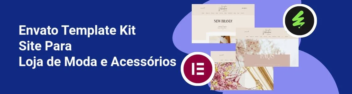 Wordpress completo template kit site para loja de moda e acessorios DTZJNPE