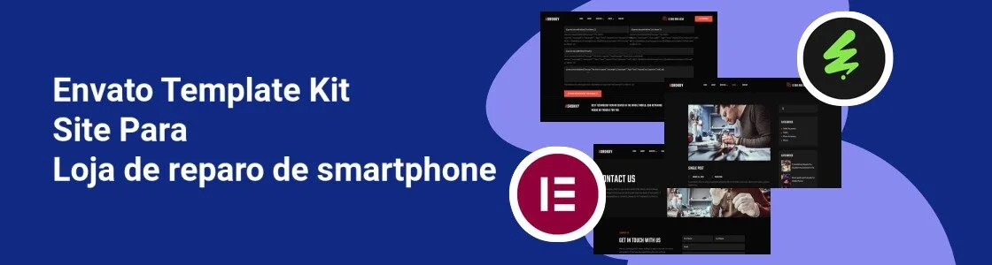 Wordpress completo template kit site para loja de reparo de smartphone PD68LUV