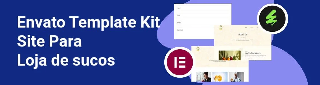 Wordpress completo template kit site para loja de sucos 59SJTZA