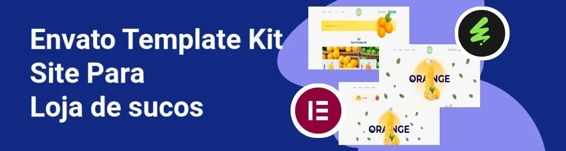 Wordpress completo template kit site para loja de sucos GL6BS8M