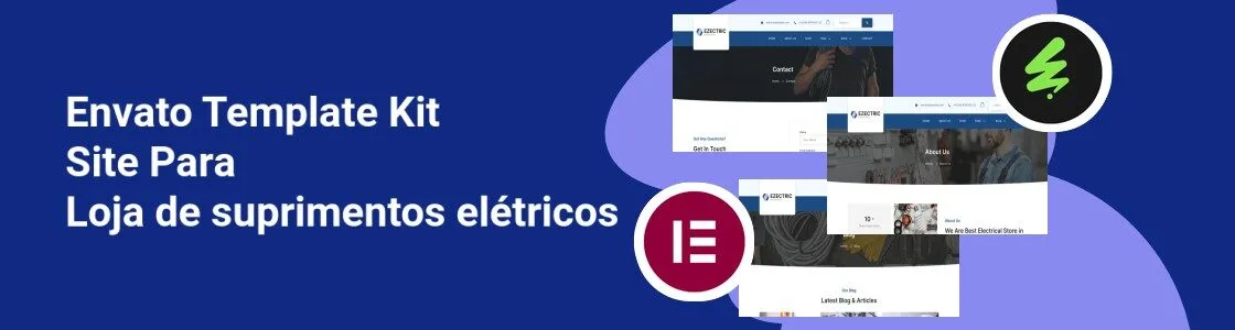 Wordpress completo template kit site para loja de suprimentos eletricos AYGYDX3