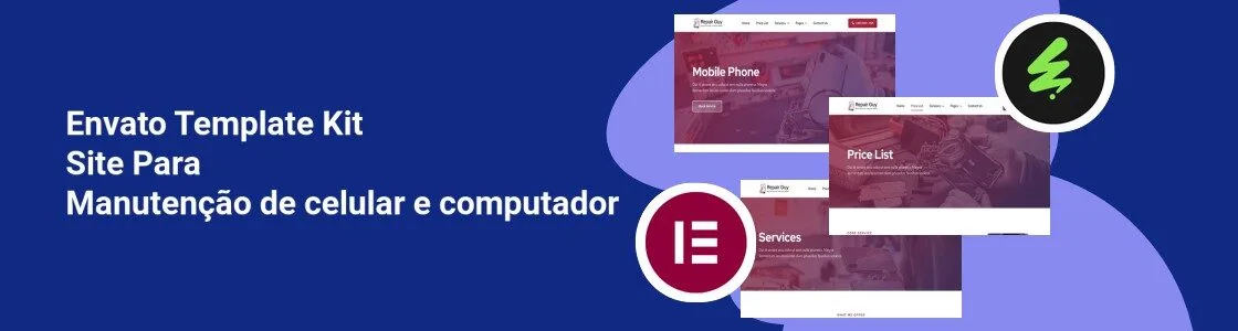 Wordpress completo template kit site para manutencao de celular e computador JAVTGGD