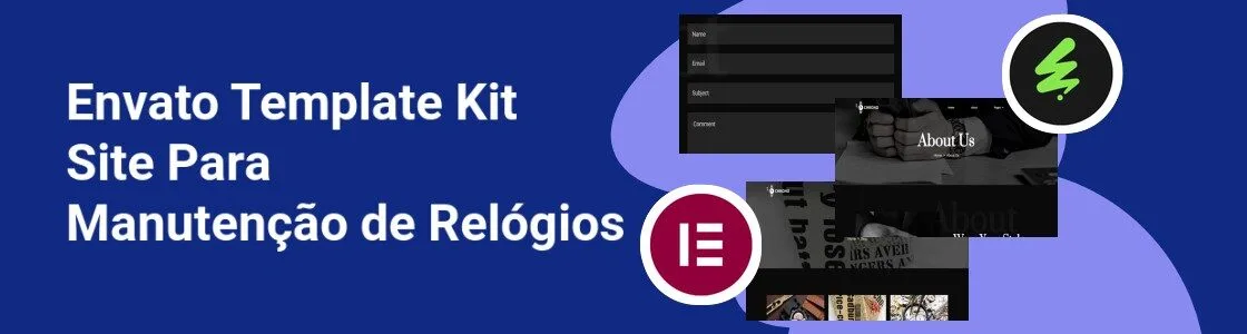 Wordpress completo template kit site para manutencao de relogios EDKUXMB