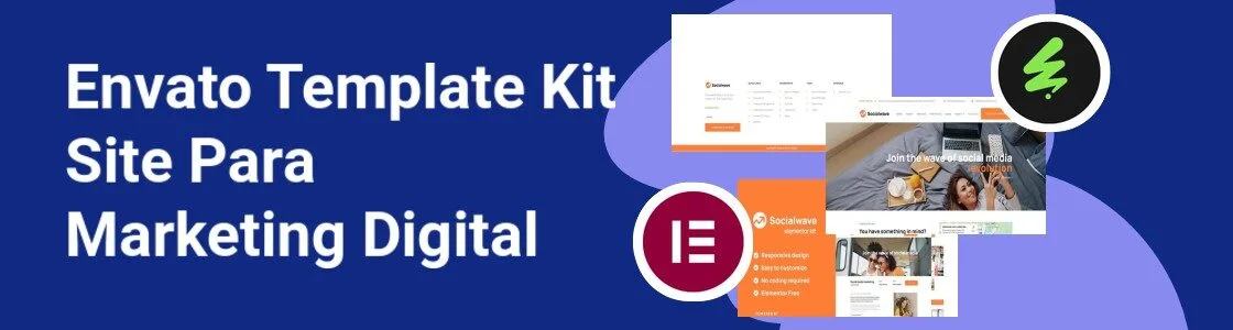 Wordpress completo template kit site para marketing digital BGKE62Q