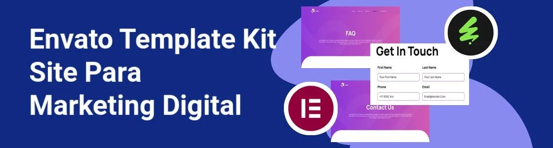 Wordpress completo template kit site para marketing digital T8GYV34