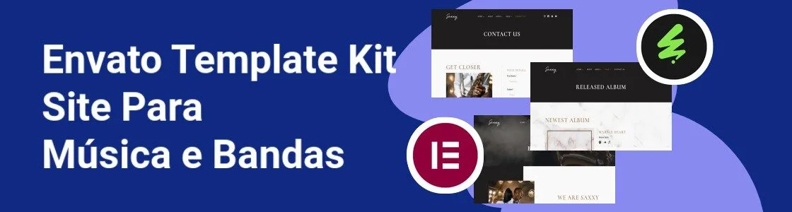Wordpress completo template kit site para musica e bandas BG6TKVT