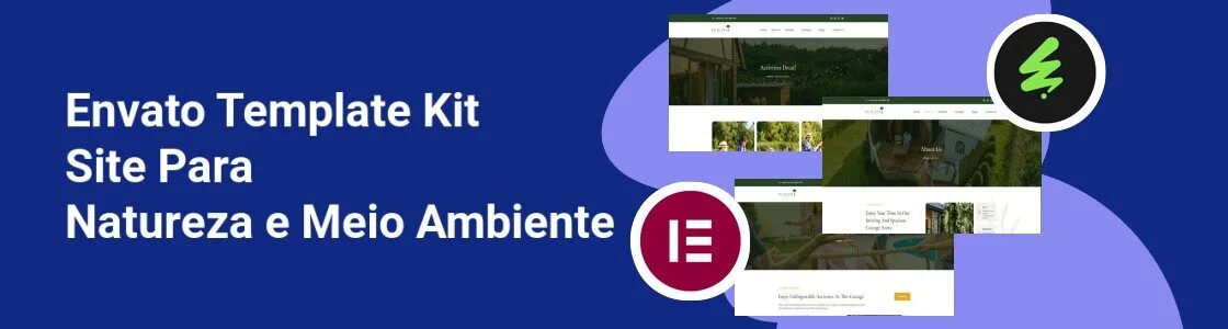 Wordpress completo template kit site para natureza e meio ambiente JVMSLHC