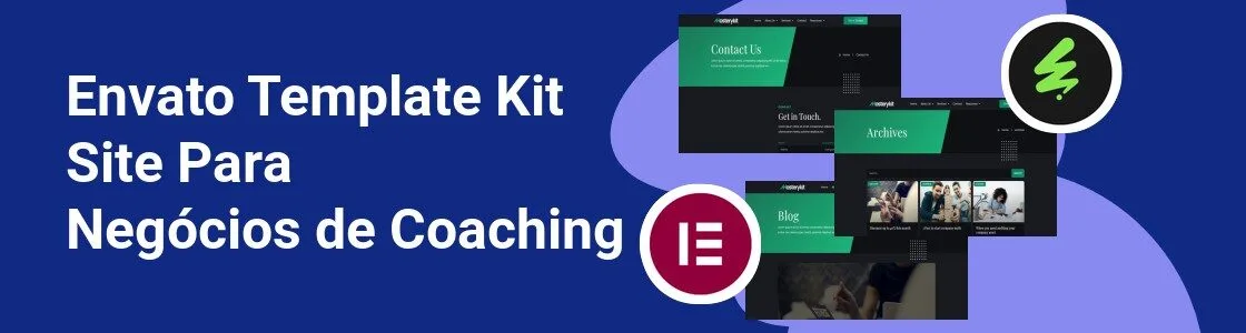 Wordpress completo template kit site para negocios de coaching 9B229MK