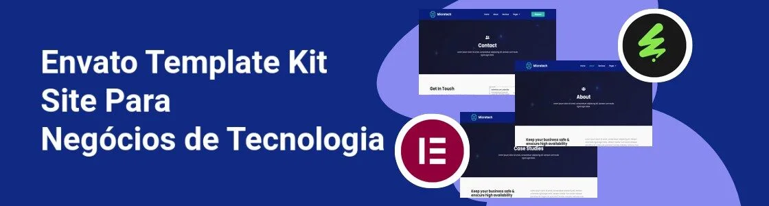 Wordpress completo template kit site para negocios de tecnologia B56MJ7G